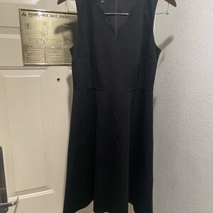 Talbots Classic Black Midi Dress 6